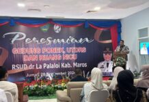 Bupati Maros Resmikan Tiga Gedung Baru di RSUD dr La Palaloi