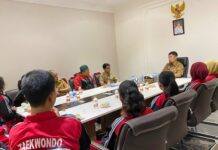Tim Taekwondo Siap Berlaga di Kejuaraan Nasional, Pjs Wali Kota Andi Aswin Azis : Semoga Mengharumkan Nama Makassar