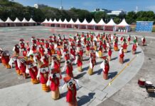 Persembahan Tari Butta Kalabbirangku dan Drum Corps Makassar Bikin Terpukau Tamu di HUT Kota Makassar ke-417