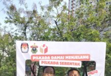 Di Car Free Day Cawawalkot Makassar Ilham Fauzi Jadi Idola Emak-Emak dan Gen Z