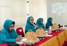 Pj Ketua PKK Sulsel Ninuk Zudan Tekankan ke Peserta Rakorda Agar Komitmen dalam Pelaksanaan 10 Program Pokok