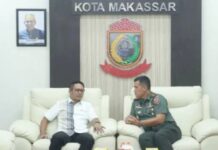 Sambangi DPRD Makassar, Dandim Letkol Inf Franki Susanto Ajak Kolaborasi Guna Mendukung Pembangunan dan Keamanan