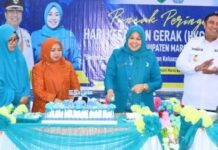 Ketua Sementara DPRD Maros Hadiri Puncak HKG PKK