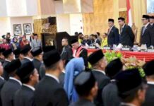 50 Anggota DPRD Kota Makassar Resmi dilantik