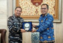 Kunjungan Danlantamal VI Makassar disambut Hangat Walikota Makassar