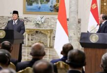 Prabowo dan Presiden Mesir El-Sisi Bahas Perdagangan, Palestina, dan Islam Moderat