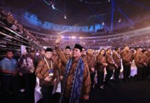 Prabowo Hadiri Perayaan Natal Nasional di GBK