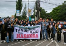 Jelang Pergantian Tahun, Granat dan Ikanara Maros Gelar Kampanye Anti Narkoba di Kawasan PTB
