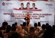 Silaturahmi Kepala Daerah se Jawa Timur, Sekjen Gerindra: Siap Bantu Tunaikan Janji Politik