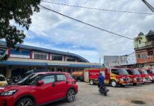 Pisah Dari Satpol PP, Dinas Pemadam Kebakaran dan Penyelamatan Maros Bermarkas di Eks Balla Mabbalanca