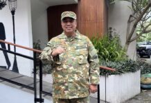 Berseregam Militer, Chaidir Syam Memulai Hari Pertama Retret di Magelang