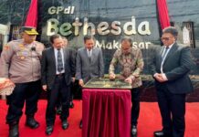 Resmikan GPDI Bethesda Makassar, Danny Pomanto Tekankan Pentingnya Toleransi