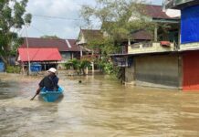 Curah Hujan Tinggi, Sejumlah Wilayah di Maros Terdampak Banjir