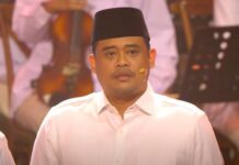 Boby Nasution Tampil Epik Bacakan Jati Diri Kader di HUT Gerindra ke 17