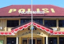 Polres Maros Buru Pelaku Teror Busur Yang Membuat Seorang Kepala Dusun Terluka