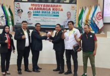 Ketua Komisi B DPRD Makassar Ismail, Resmi Menahkodai KONI Periode 2025-2029