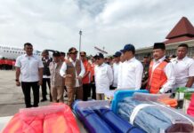 Ketua PMI Jusuf Kalla Hadiri Pelepasan Bantuan untuk Korban Gempa Myanmar