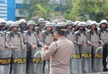 196 Personil Polres Maros disiagakan Amankan May Day, Termasuk Tim Negosiator