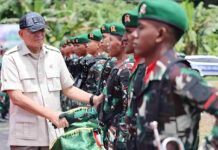 Sjafrie Sjamsoeddin Kunjungi Rindam Kasuari, Dukung Pembentukan Batalyon Tempur Baru