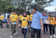 Bertemu di Acara Lari, Rivalitas Chaidir Syam dan Husniah Talenrang Kian Menguat