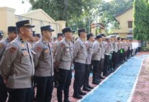 Polres Maros Kerahkan 97 Personel Amankan 21 Gereja dalam Peringatan Kenaikan Yasus Kristus
