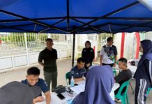 Polres Maros Buka Layanan Kesehatan dan SKCK Gratis di CFD Jelang Hut Bhayangkara ke-79