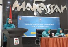 TP PKK Makassar Matangkan Sistem Pendataan Keluarga Terintegrasi Lewat Bimtek Dasawisma