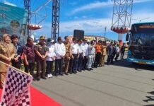 Gubernur Resmikan Bus Trans Sulsel: 27 Armada Mulai Beroperasi Gratis