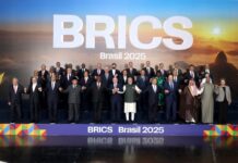 Momen Prabowo Tampil di Barisan Terdepan Foto Resmi KTT BRICS 2025 Brasil