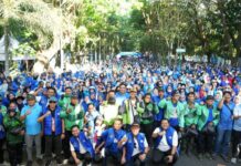 Gerak Jalan Santai HUT PAN Ke-27 di Maros Membludak, Hadiahnya Umrah