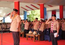 Bupati Maros Pimpin Upacara HUT ke-64 Gerakan Pramuka