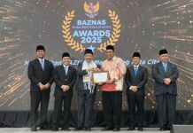 Bupati Maros Raih Baznas Award 2025 sebagai Kepala Daerah Pendukung Zakat