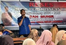 Reses di Moncongloe, Legislator Demokrat Sah Munit Serap Aspirasi Infrastruktur hingga Air Bersih