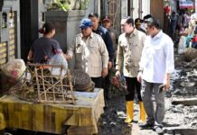 Presiden Prabowo Tinjau Lokasi Banjir di Bali, Sapa Warga Terdampak