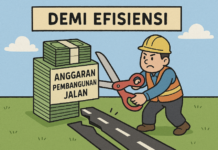 Imbas Efisiensi, Anggaran Perbaikan Jalan di Maros Dipangkas