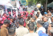 Temui Buruh FSPMI, Wali Kota Makassar Janji Bahas Kenaikan UMK 2026