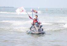 Meriah! Wali Kota Appi Buka Makassar International Jetski Championship 2025 di Pantai Biru