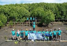 Dukung Restorasi Pesisir, PT Sankyu Indonesia Tanam Ribuan Mangrove di Makassar