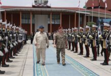Prabowo Antar Langsung Kepulangan Raja Yordania di Halim, Pesawat Tempur Patroli di Langit Jakarta