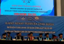 STIE Indonesia Makassar Wisuda 110 Mahasiswa, Mayoritas Penerima KIP Kuliah