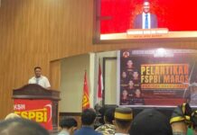 Ketua DPRD Maros Ungkap Perda Ketenagakerjaan Baru Saat Pelantikan FSPBI 2025–2029