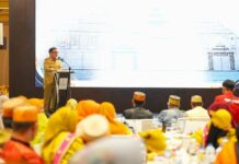 Sekda Sulsel Hadiri Pengukuhan Pengurus Pusat Wija We Ummung Datu Larompong