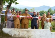Hadiri Peresmian Irigasi di Tompobulu, Ketua Komisi II DPRD Maros Apresiasi Bupati