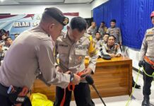 Tingkatkan Respons Cepat, Polres Maros Latih Bhabinkamtibmas Tangani Korban Darurat
