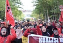 Ribuan Buruh Padati Karebosi, Wali Kota Makassar Lepas Fun Walk May Day 2026
