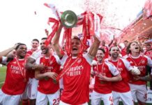 Kunci Gelar Juara Liga Premier, Arsenal Tutup Musim dengan Kemenangan Atas Crystal Palace