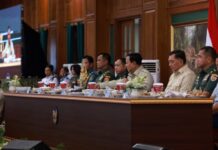 Di Hadapan 1.500 Dansat TNI, Prabowo Soroti Pentingnya Kolaborasi Antarmatra