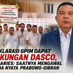 Deklarasi Gpim Dapat Dukungan Dasco, Abi Aries: Saatnya Mengawal Kerja Nyata Prabowo-Gibran