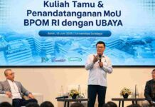 Di UBAYA, Taruna Ikrar Ungkap Strategi BPOM Menembus Valley of Death Inovasi