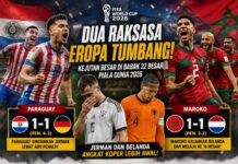 Dua Raksasa Eropa Tersungkur! Paraguay dan Maroko Ciptakan Kejutan Besar di Babak 32 Besar Piala Dunia